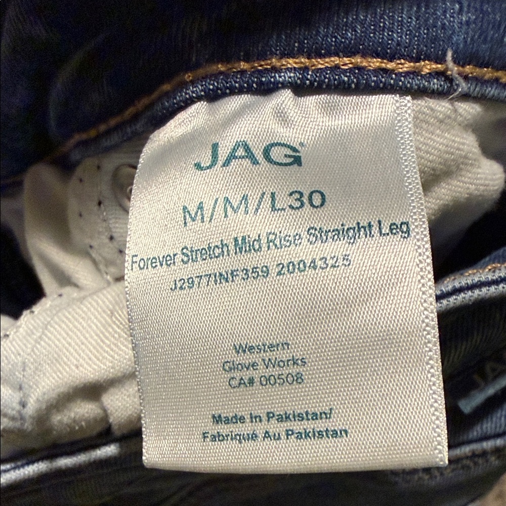Jag Jeans Women’s Light Blue Straight Leg Stretch Jeans M 30 - Picture 3 of 5